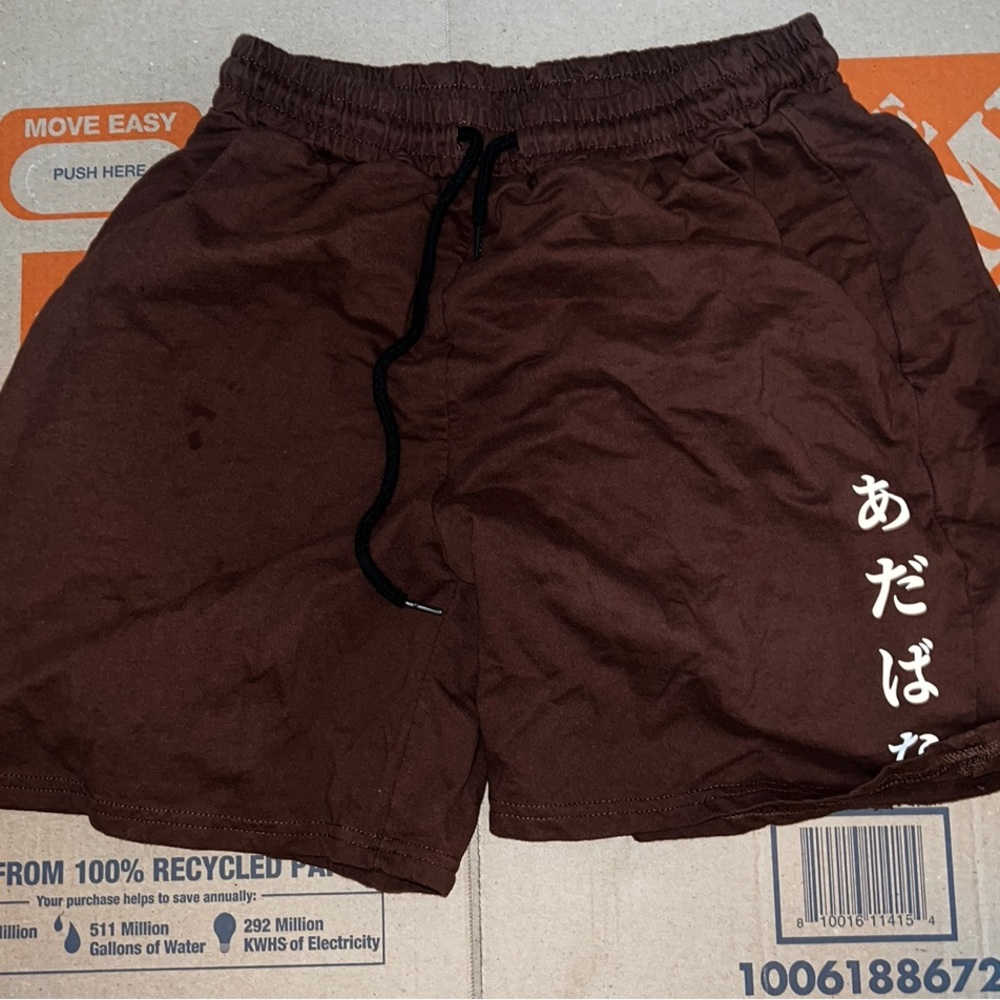 Nice brown shorts , smooth and soft